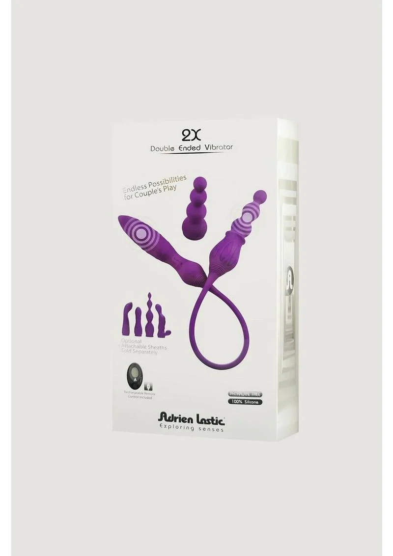 2x Silicone Double Vibrator With Remote Controller - Image 3