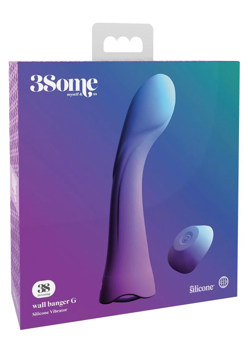 3Some Wall Banger G Silicone Rechargeable Vibrator - Image 3