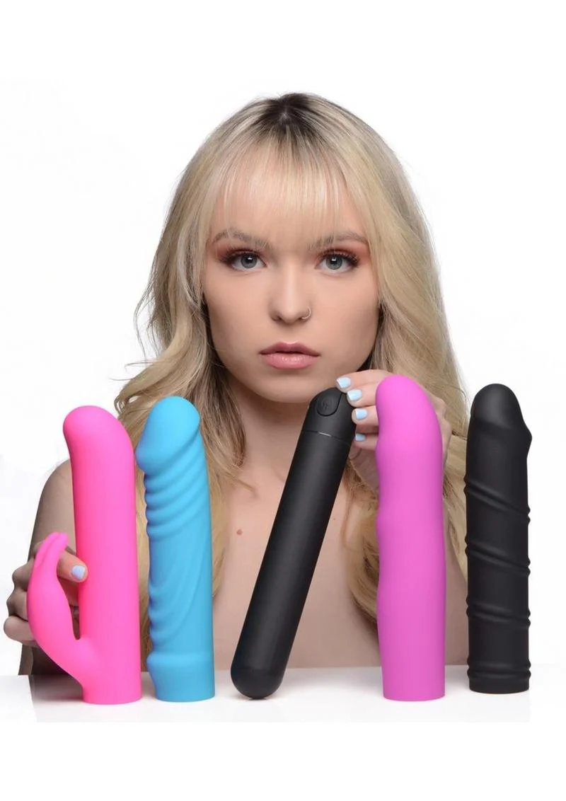 4-in-1 XL Bullet & Sleeve Kit Rechargeable Bang Vibrator - Image 2