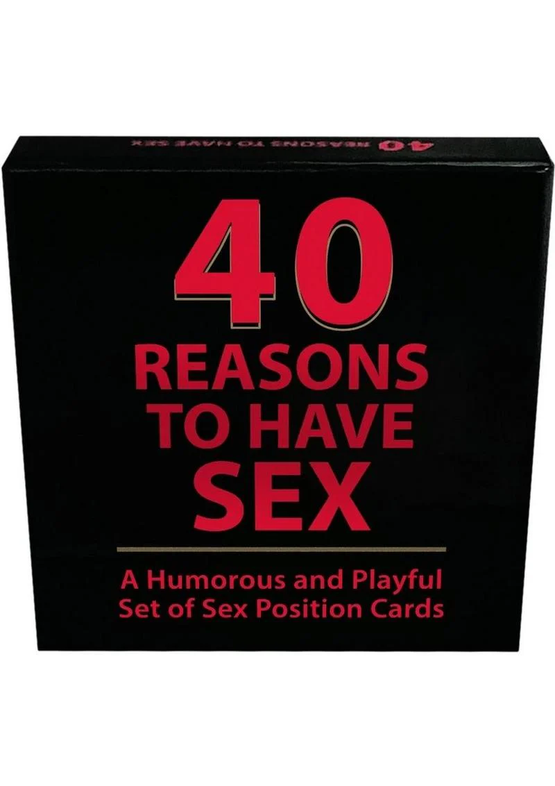 40 Reasons to Have Sex Fun And Playful Sex Position Card Game - Image 2