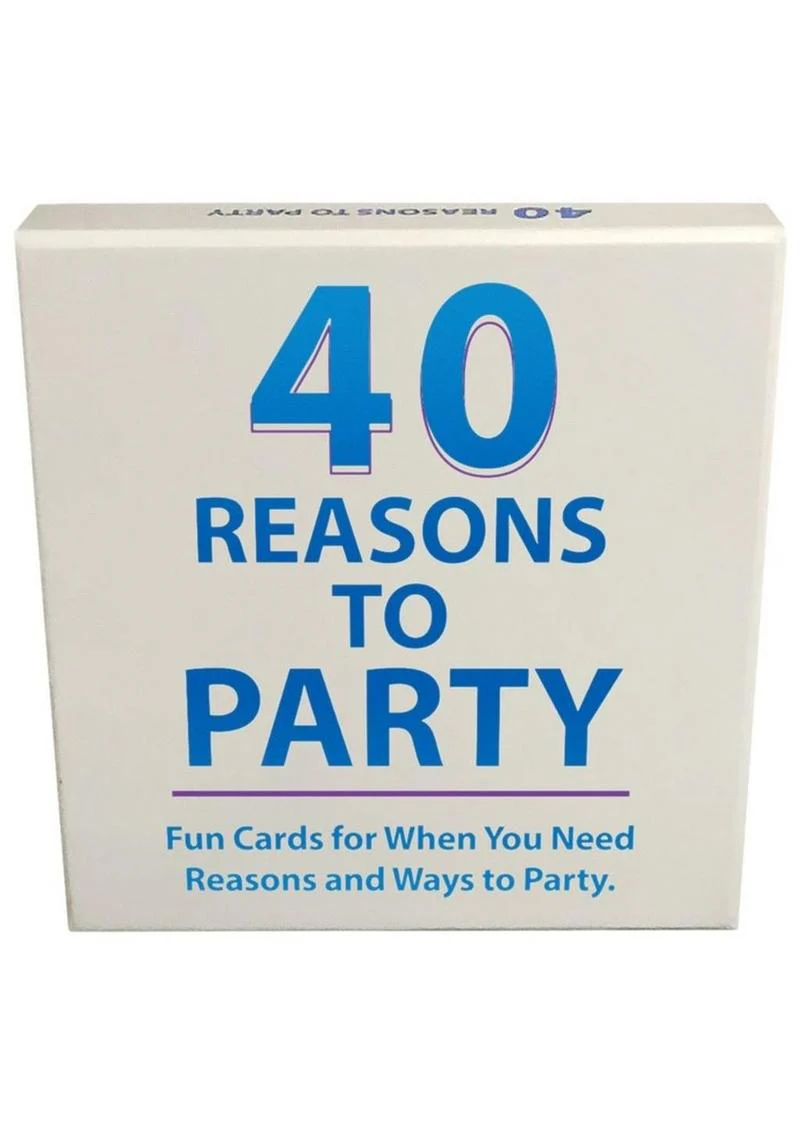 40 Reasons to Party Card Game - Image 2