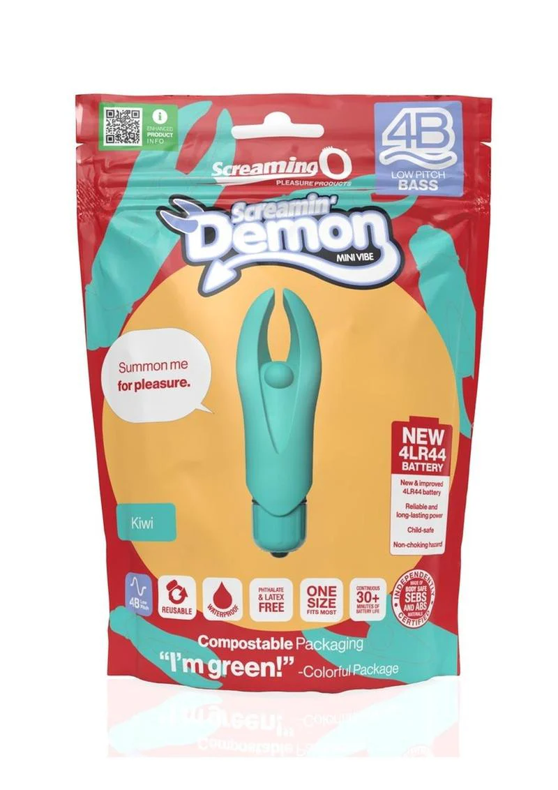 4B Demon Silicone Mini Clitoral Stimulating Vibrator - Image 10