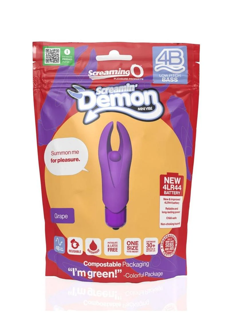 4B Demon Silicone Mini Clitoral Stimulating Vibrator - Image 11