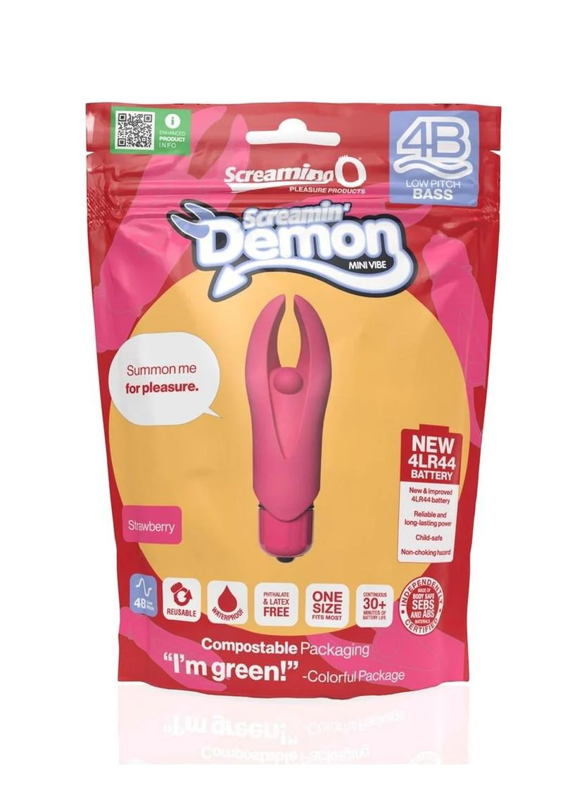 4B Demon Silicone Mini Clitoral Stimulating Vibrator - Image 12