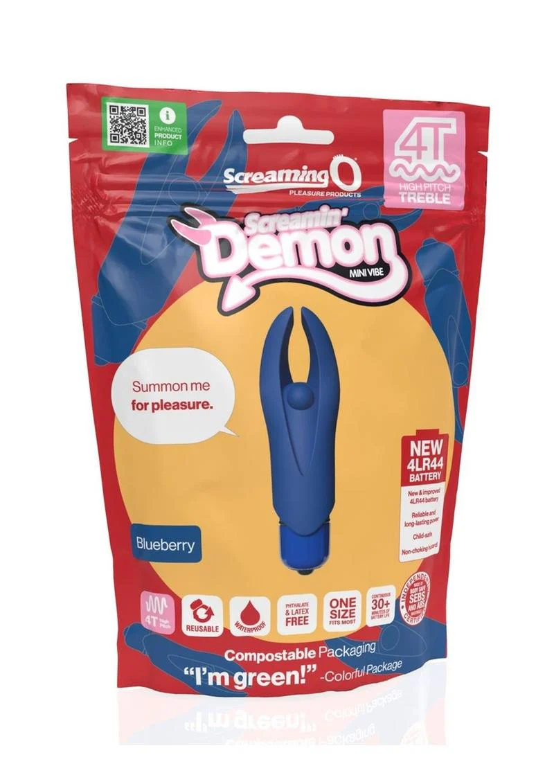 4t Demon Rechargeable Silicone Mini Clitoral Stimulating Vibrator - Image 13