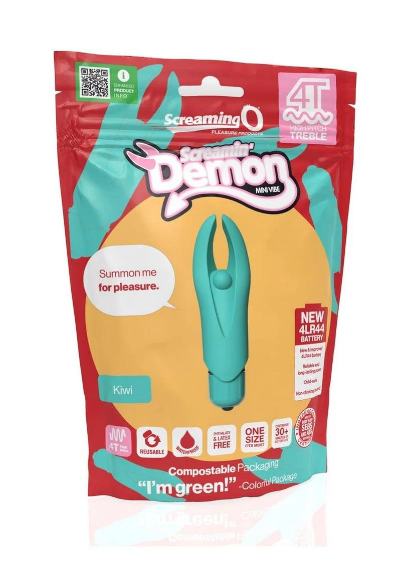 4t Demon Rechargeable Silicone Mini Clitoral Stimulating Vibrator - Image 15