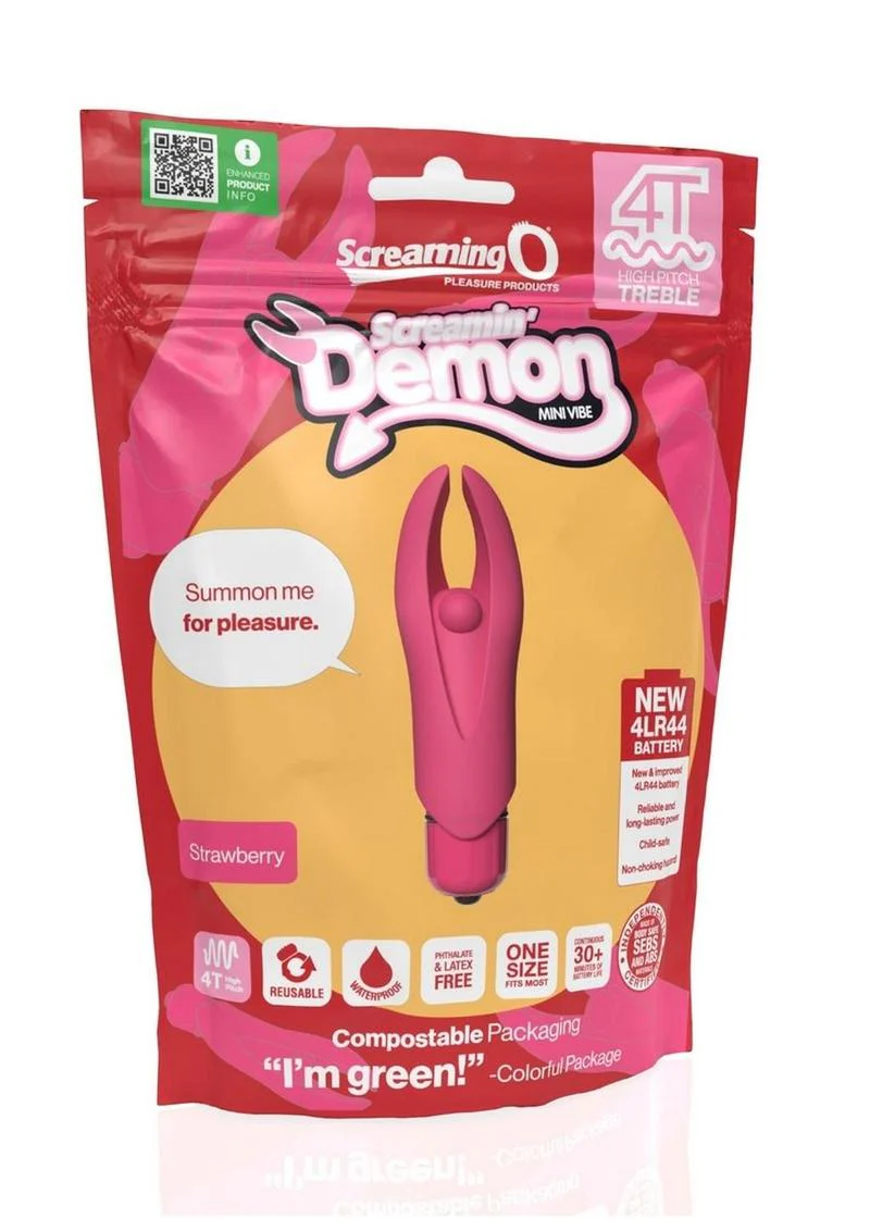 4t Demon Rechargeable Silicone Mini Clitoral Stimulating Vibrator - Image 16