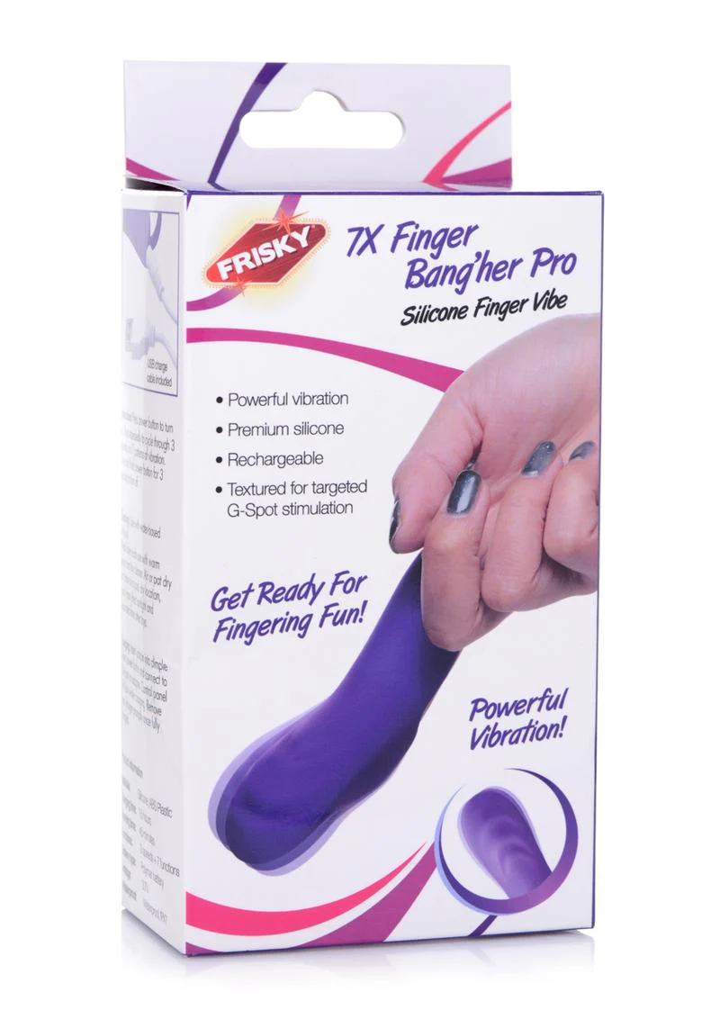 7X Finger Bang’her Pro Frisky Rechargeable Vibrator - Image 5