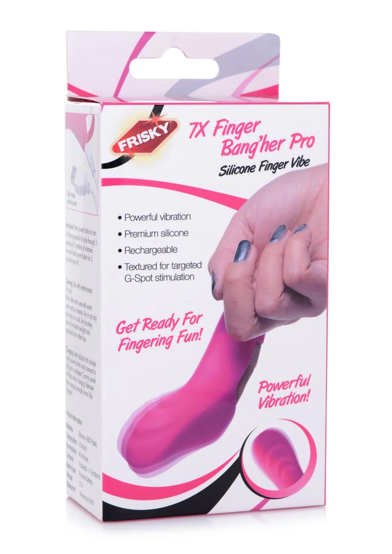 7X Finger Bang’her Pro Frisky Rechargeable Vibrator - Image 6