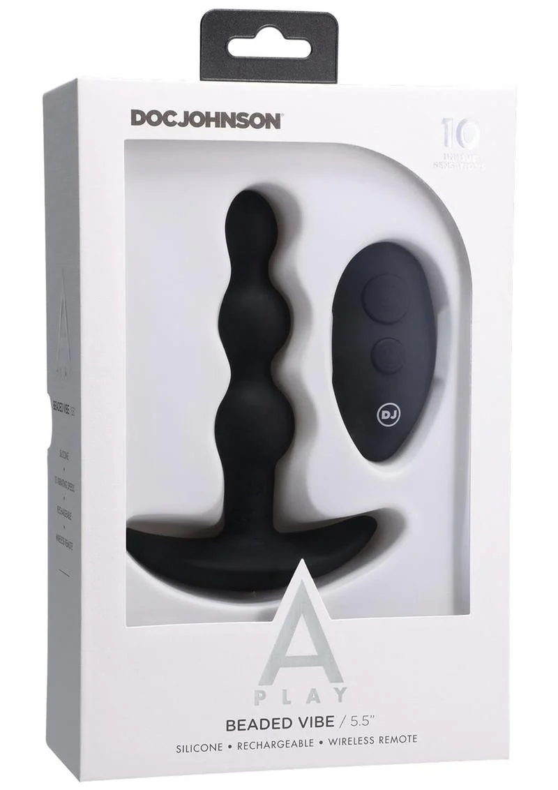 A-Play Beaded Vibe Silicone Anal Plug - Image 7
