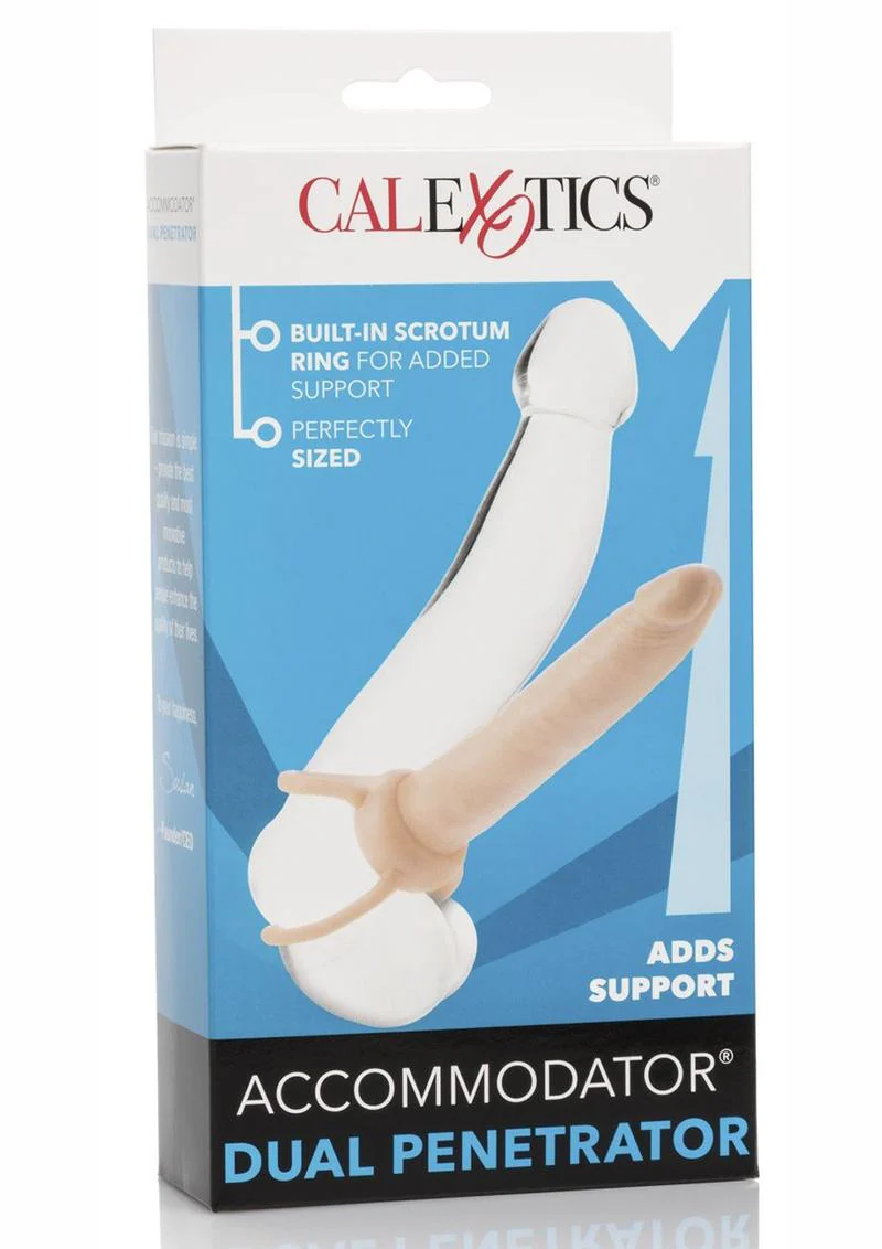Accommodator Dual Penetrator With Built-in scrotum ring - Image 12