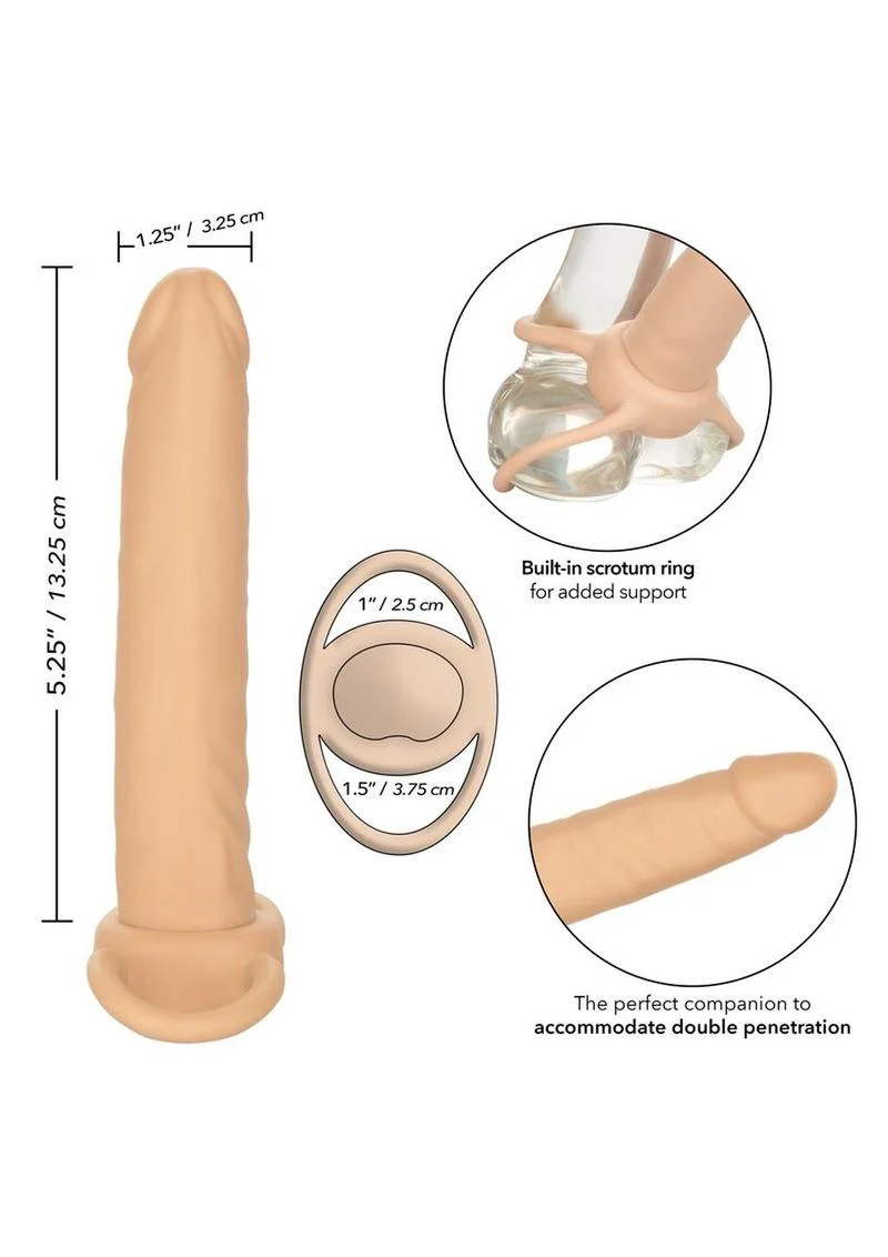 Accommodator Dual Penetrator With Built-in scrotum ring - Image 9
