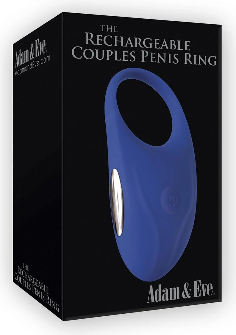 Adam And Eve Rechargeable Couples Penis Ring With Powerful Vibrations - Image 4