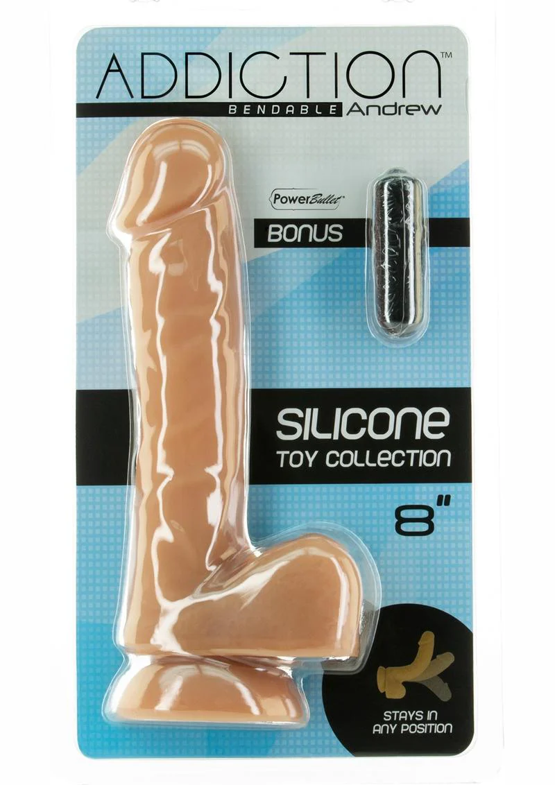 Addiction Andrew Silicone Bendable Dong - Image 4