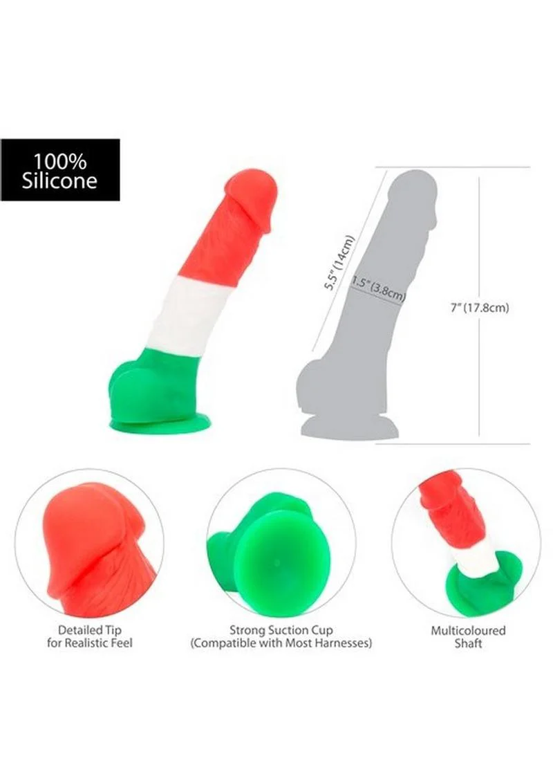 Addiction Leonardo Silicone Dildo with Balls - Image 2