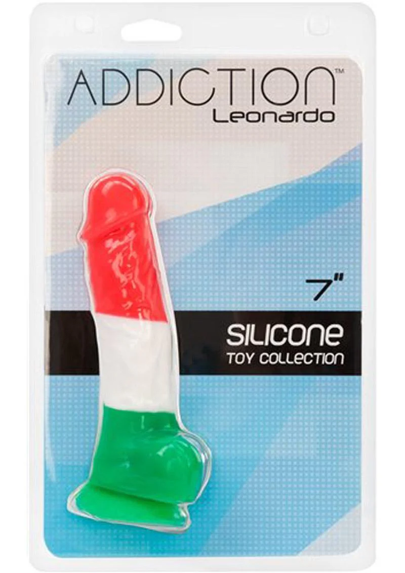 Addiction Leonardo Silicone Dildo with Balls - Image 4