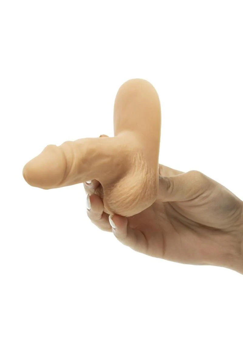 Addiction Silicone Packer Dong Caramel with PowerBullet - Image 3