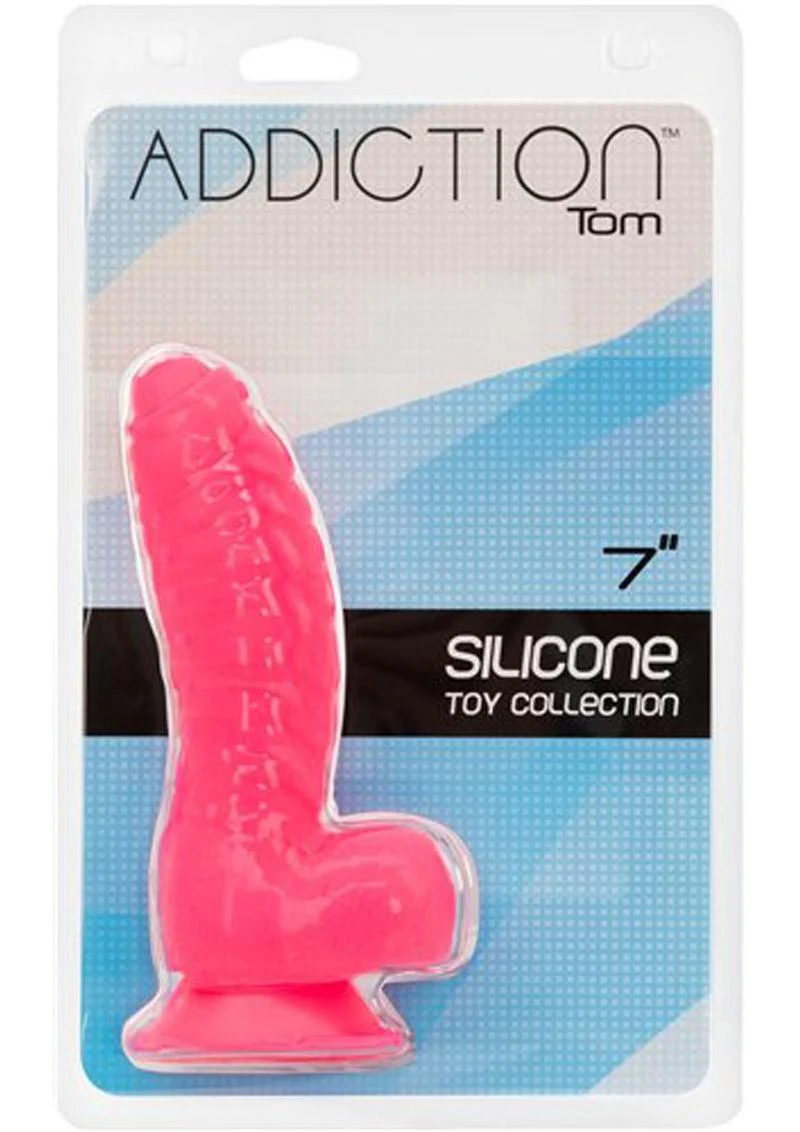 Addiction Tom Silicone Dildo with Balls - Image 4