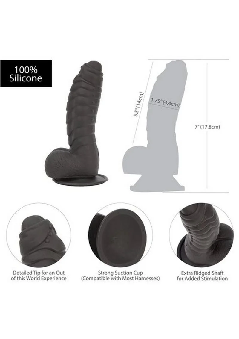 Addiction Toy Collection Ben Silicone Dildo with Balls - Image 2