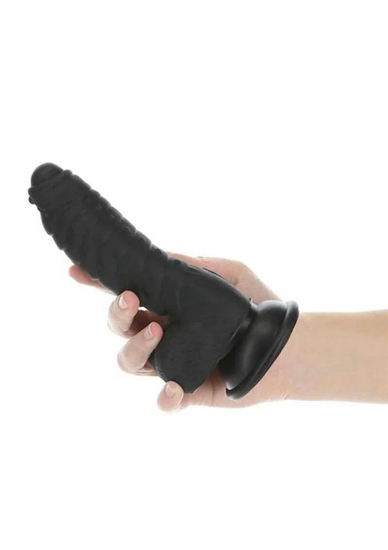 Addiction Toy Collection Ben Silicone Dildo with Balls - Image 3