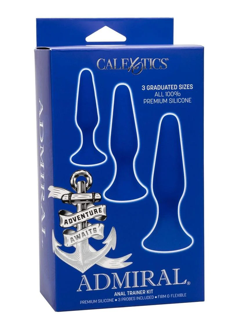 Admiral Anal Trainer Kit 3 Graduated Sizes Premium Silicone - Image 4