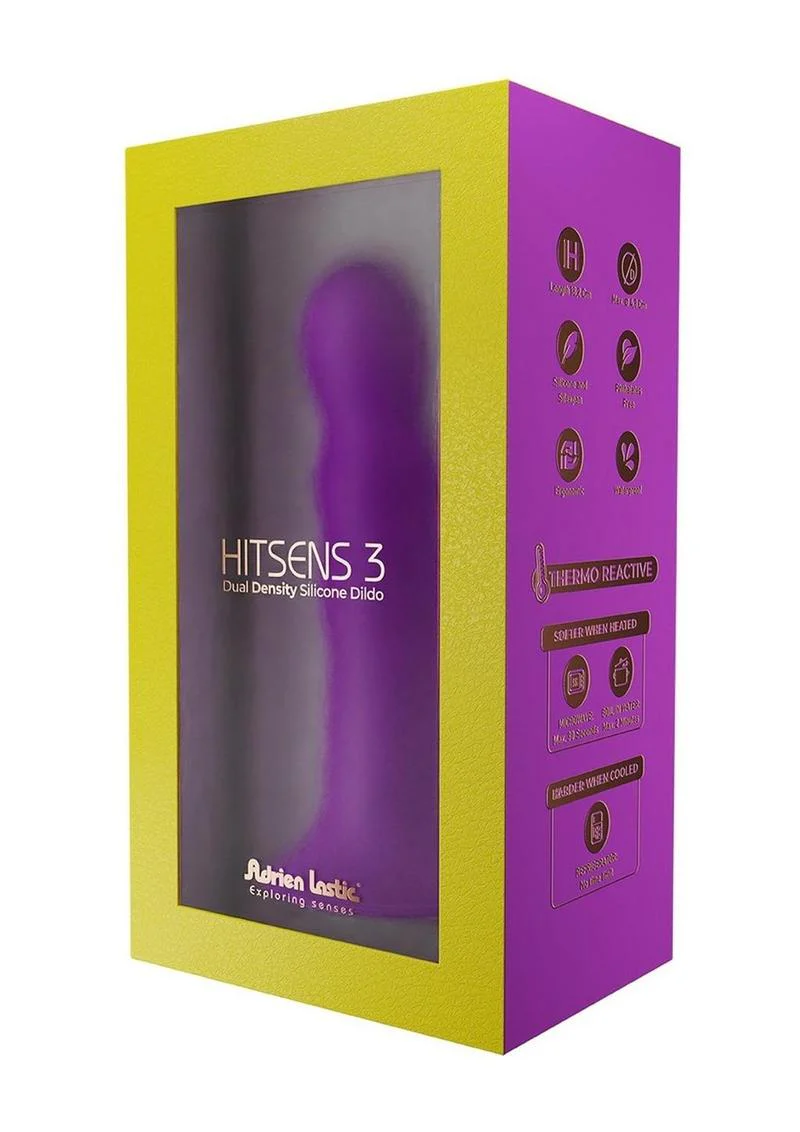 Adrien Lastic Hitsens 3 Dual Density Silicone Dildo - Image 4