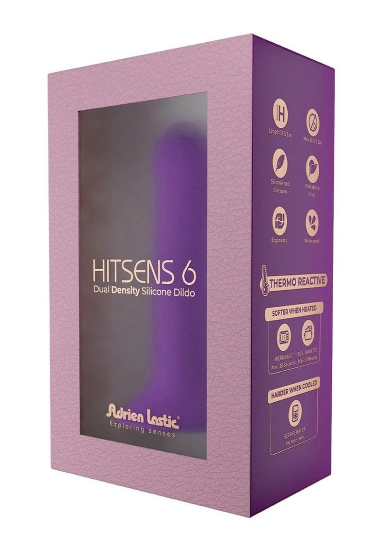 Adrien Lastic Hitsens 6 Dual Density Silicone Dildo - Image 4