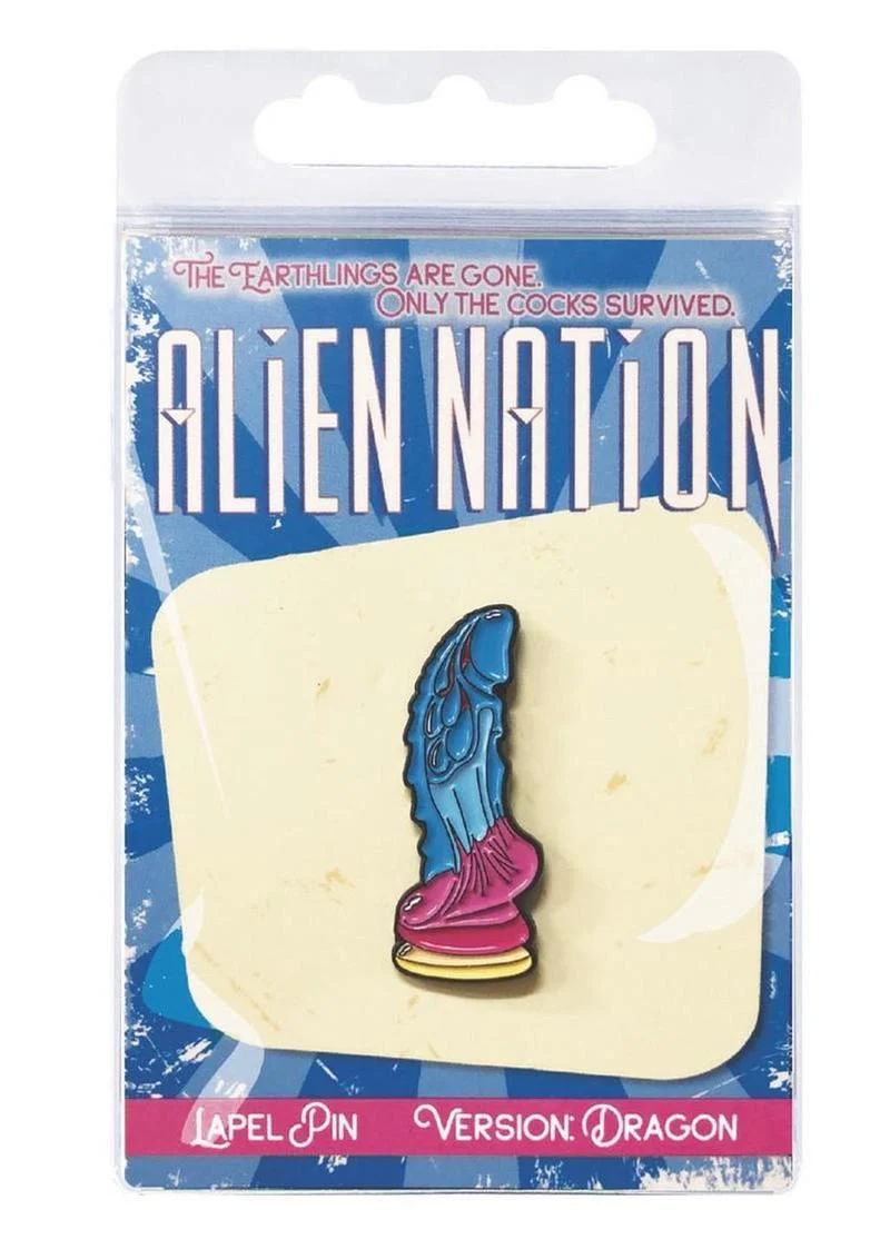 Alien Nation Dragon Enamel Lapel Pin - Image 4