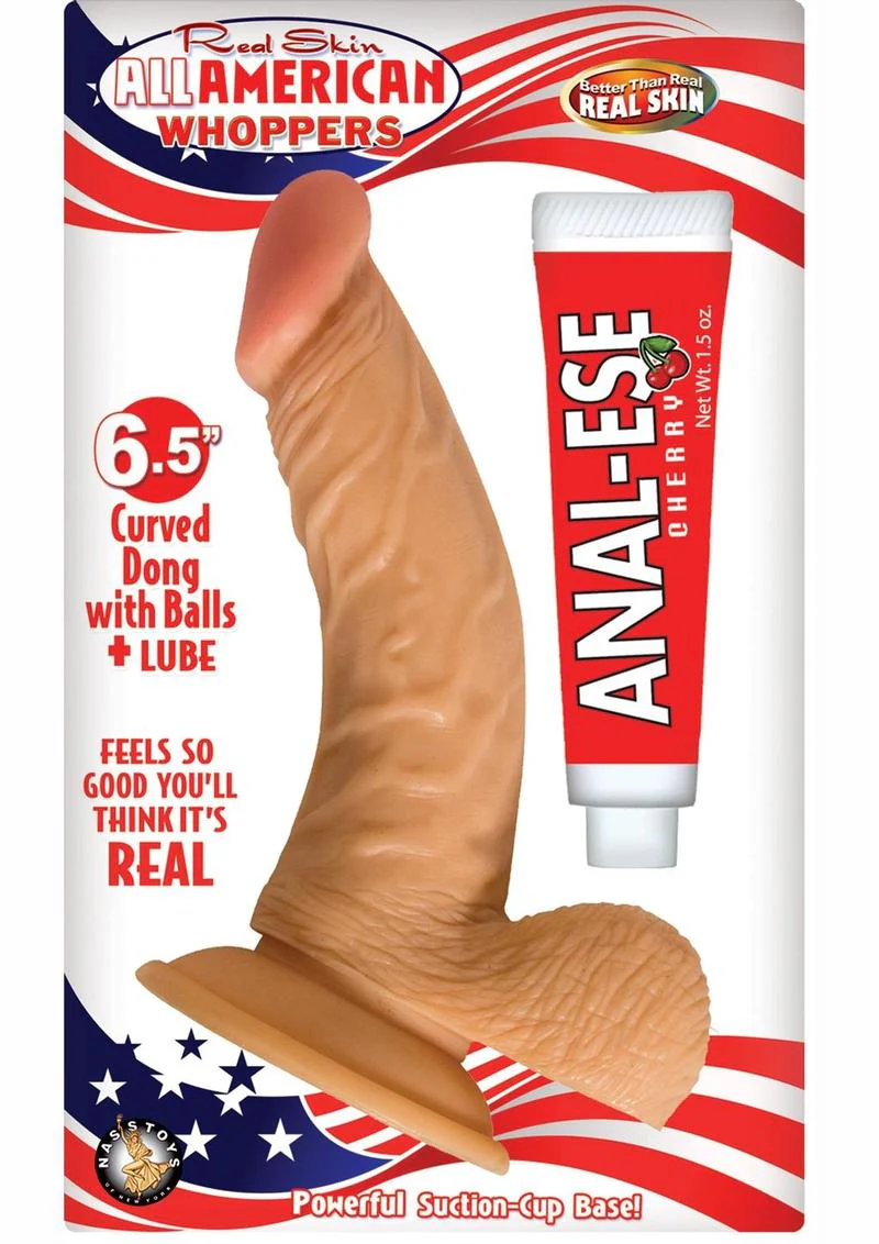 All American Whoppers Curved Anal Ese Lube - Image 2