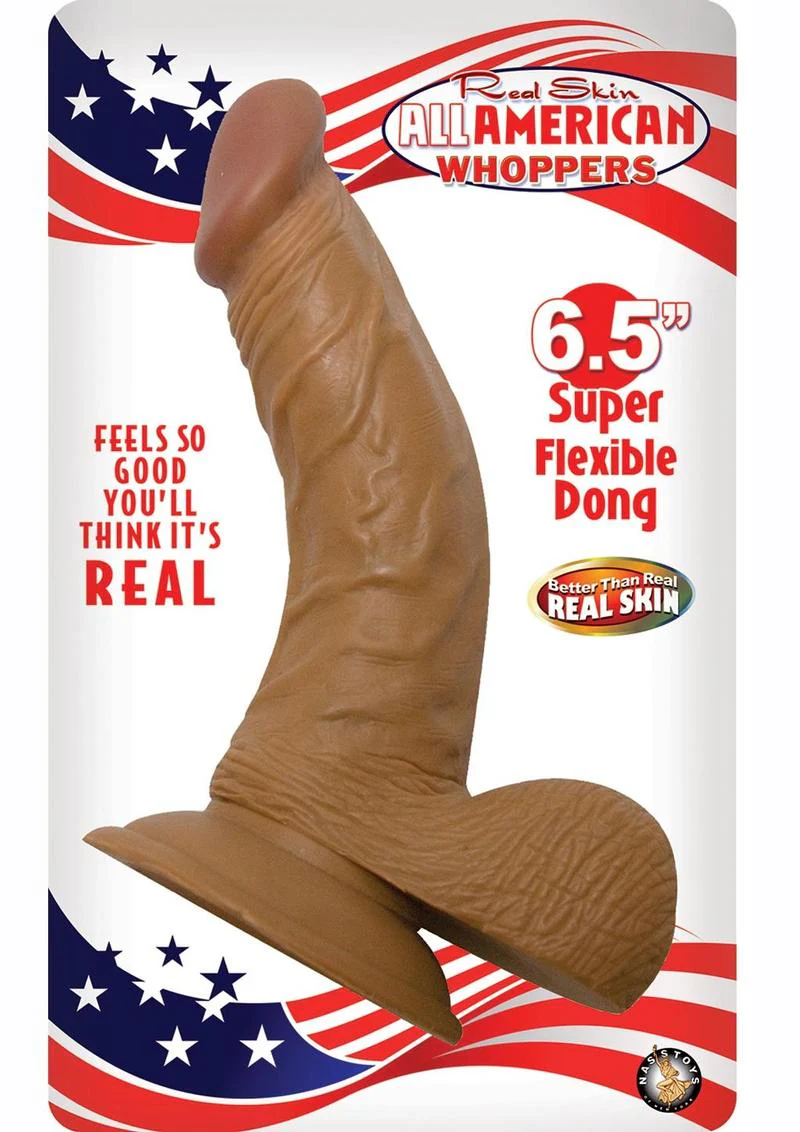 All American Whoppers Super Flexible Dong With Realistic Design - Image 3
