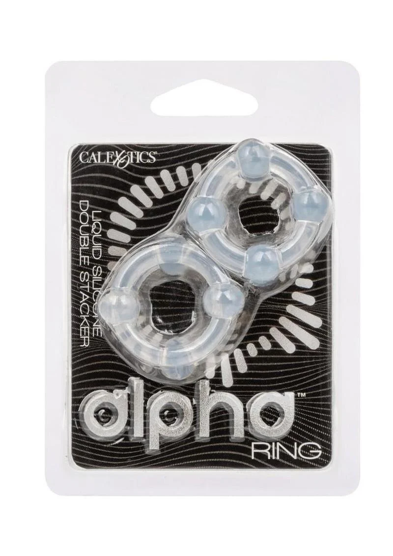 Alpha Liquid Double Stacker Rings - Image 3