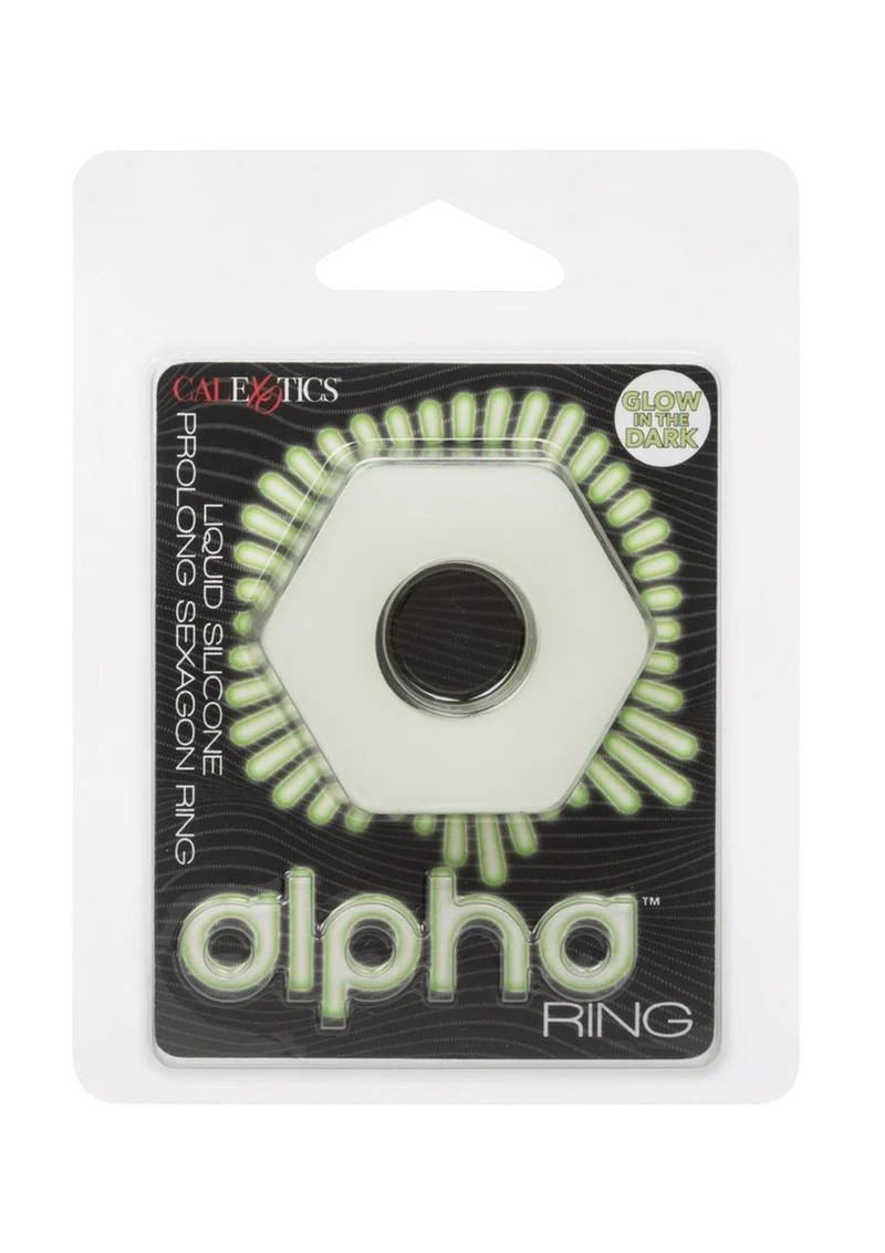 Alpha Liquid Silicone Prolong Sexagon Ring - Image 4