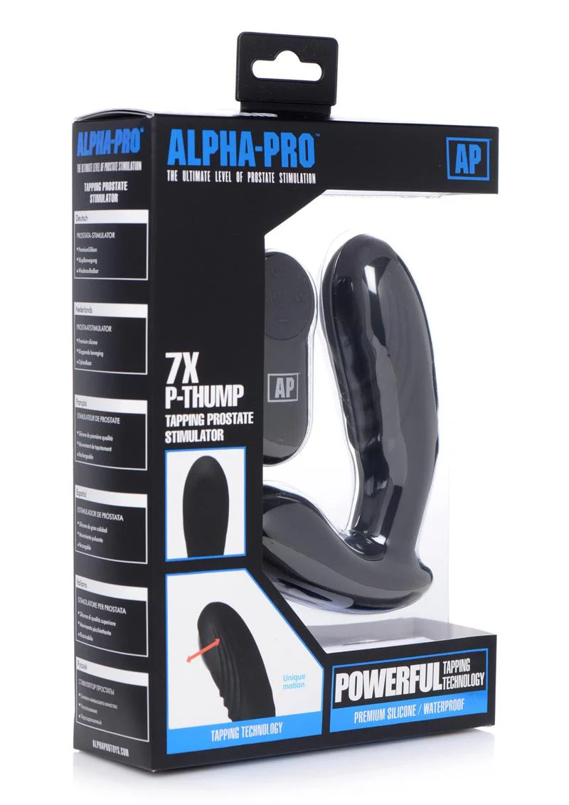 Alpha-Pro 7X P-Thump Tapping Prostate Stimulator Rechargeable Silicone - Image 4