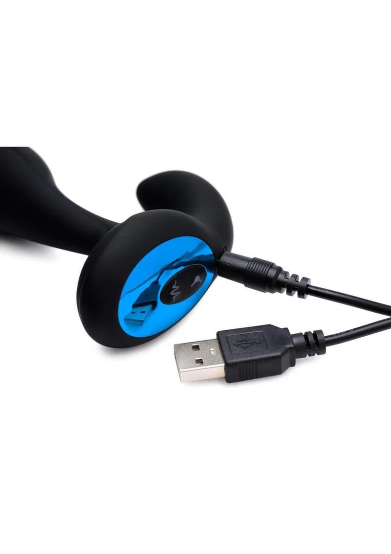Alpha-Pro Bendable Silicone Prostate Stimulator with Stroking Bead - Image 3
