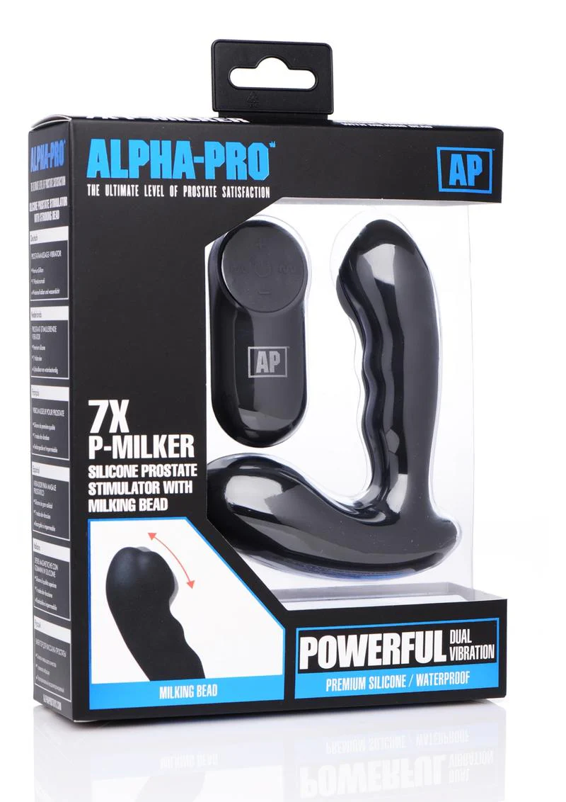 Alpha Pro P-Milker Silicone Prostate Stimulator with Milking Bead - Image 4