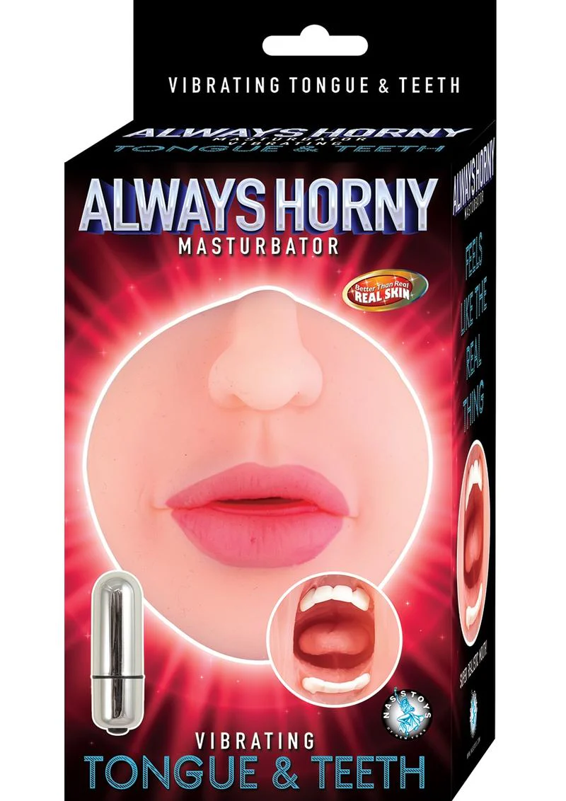 Always Horny Vibrating Tongue And Teeth Masturbator - Image 2