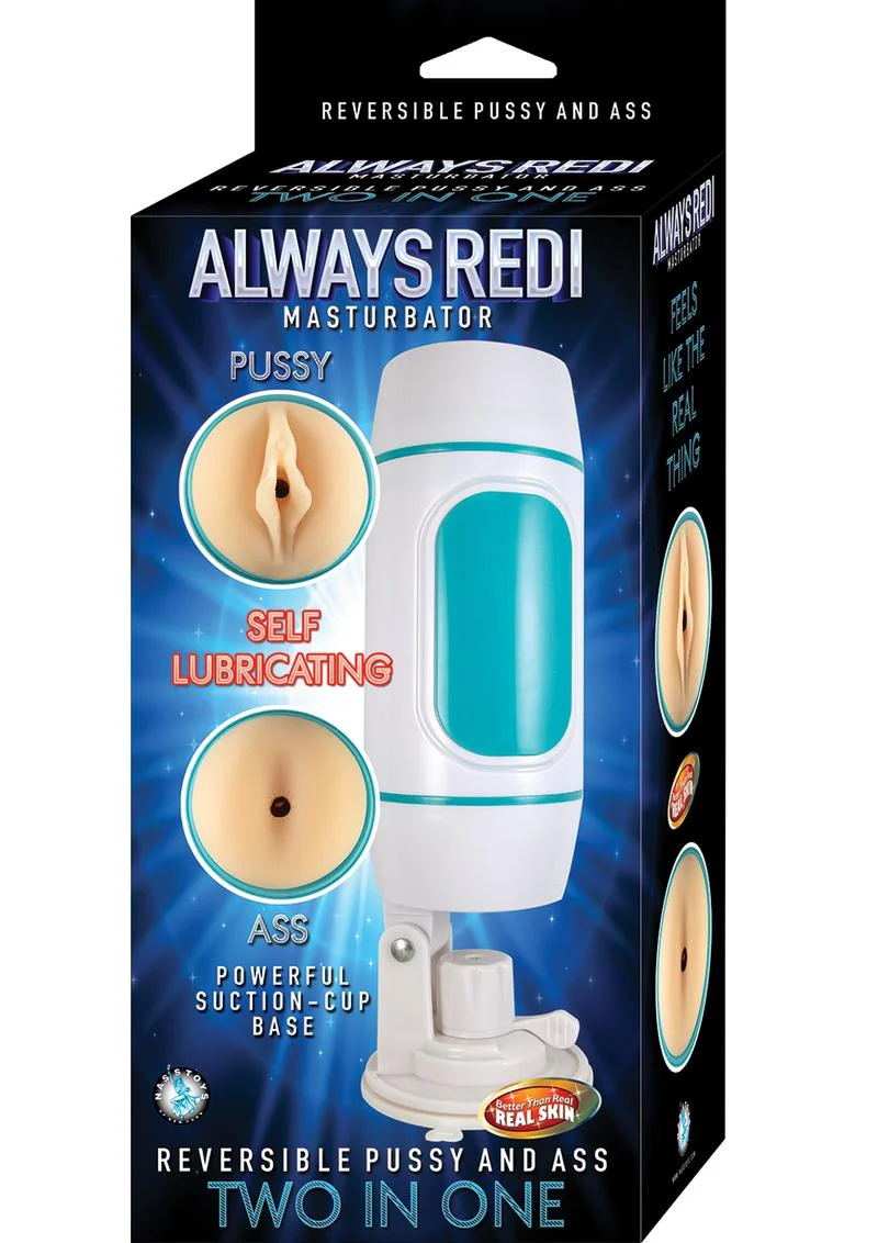 Always Redi Reversible Pussy And Ass Masturbator with Suction Base - Image 2