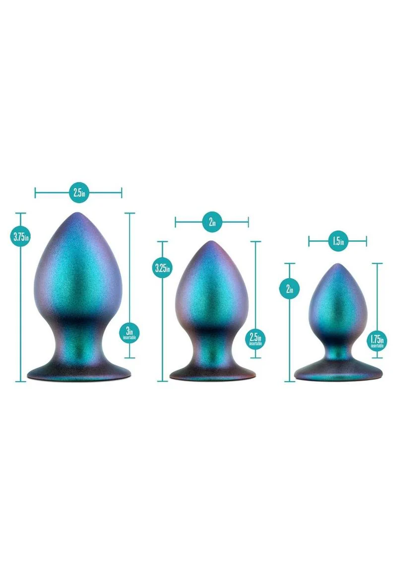 Anal Adventures Matrix Metaverse Plug Kit 3-Piece Silicone Set - Image 3