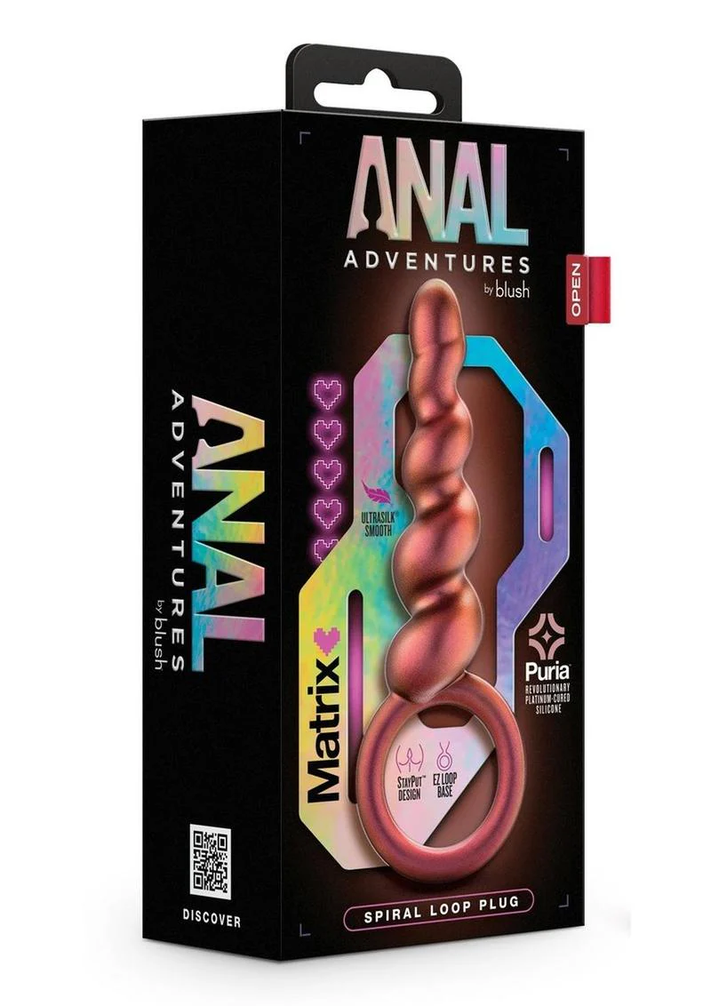 Anal Adventures Matrix Spiral Loop Plug - Image 4