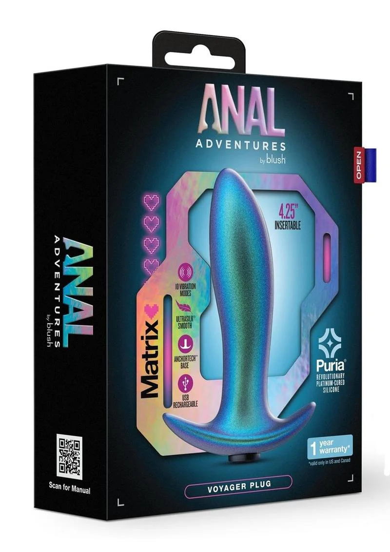 Anal Adventures Matrix Voyager Rechargeable Plug - Image 3