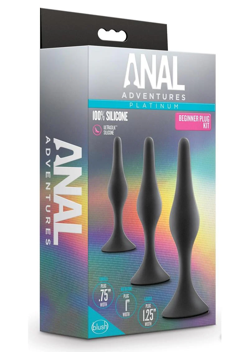 Anal Adventures Platinum Beginner Plug Kit - Image 2