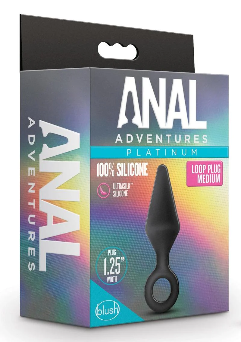 Anal Adventures Platinum Loop Plug - Image 5