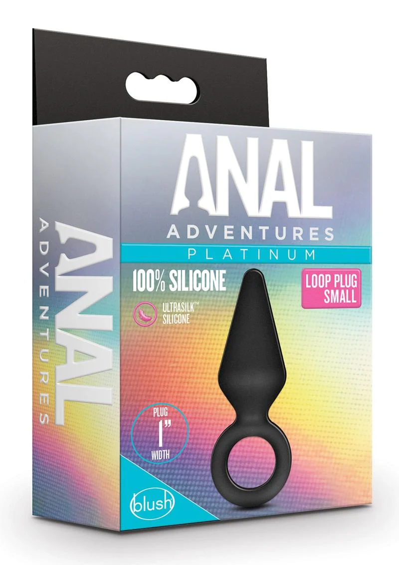 Anal Adventures Platinum Loop Plug Small - Image 3