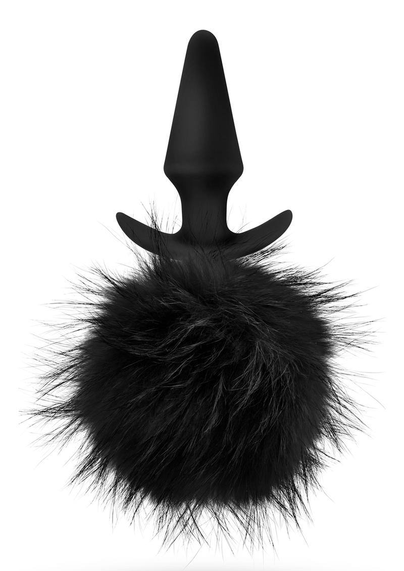Anal Adventures Platinum Rabbit Tail Plug - Image 2