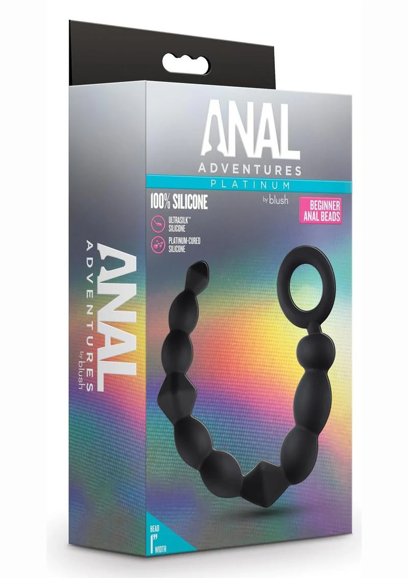 Anal Adventures Platinum Beginner Anal Beads - Image 4
