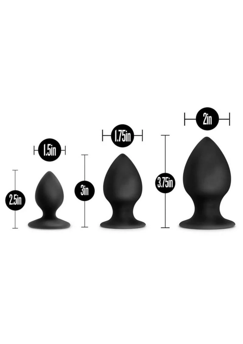 Anal Adventures Platinum Silicone Stout Plug Kit - Image 2