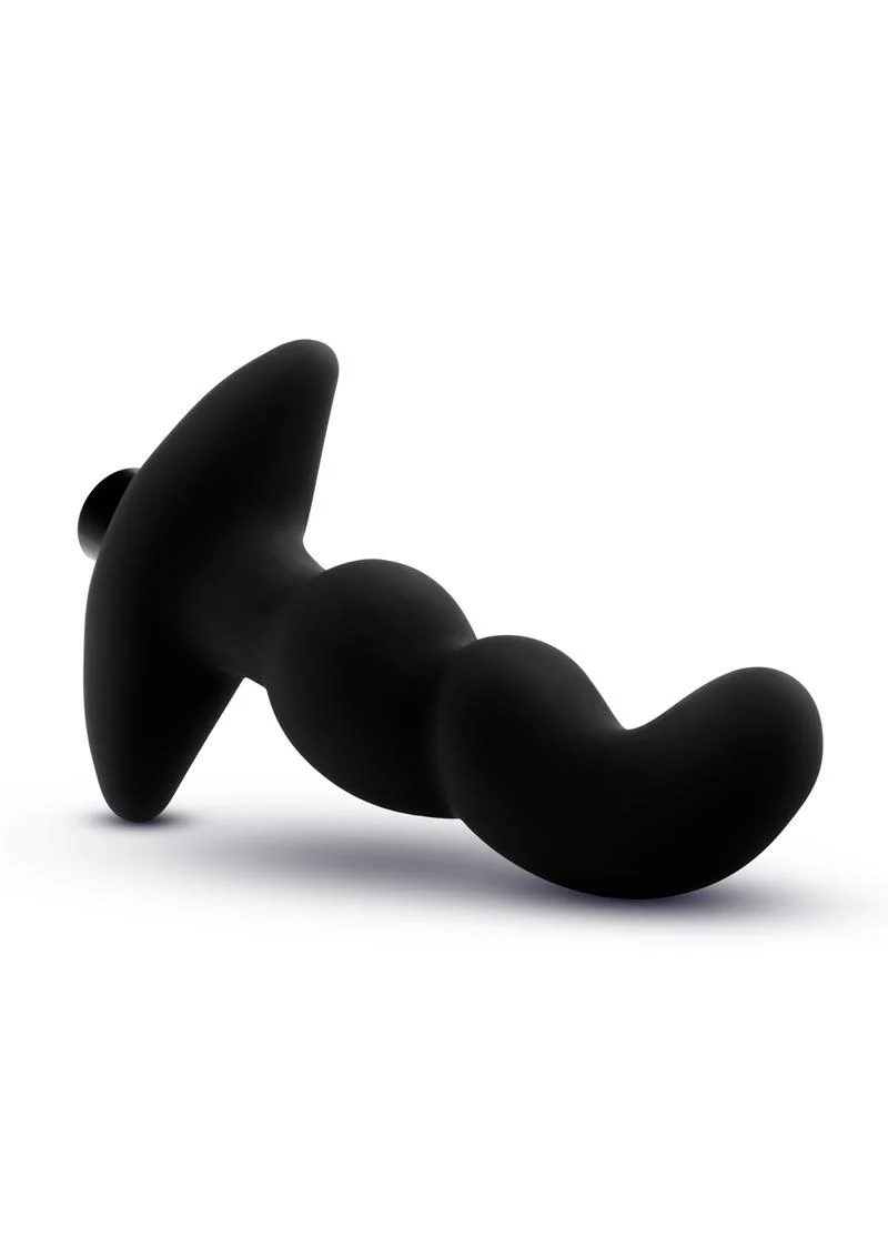 Anal Adventures Platinum Silicone Vibrating Prostate Massager - Image 2