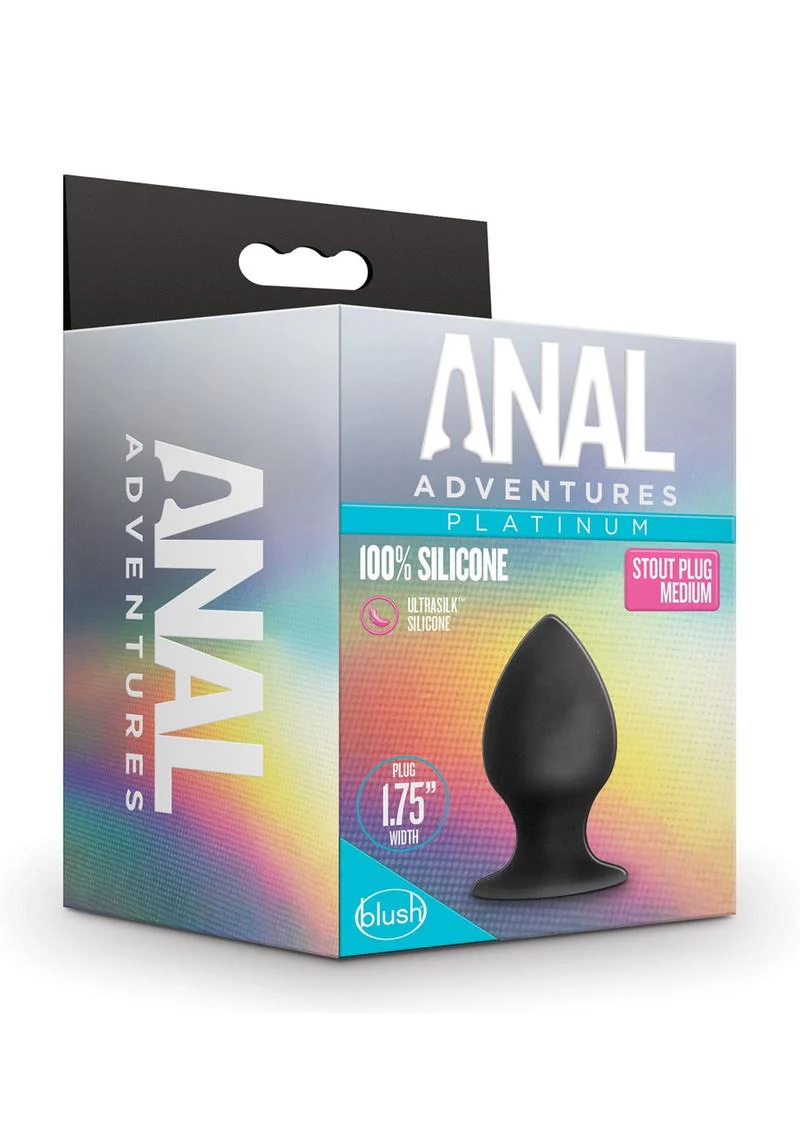 Anal Adventures Platinum Stout Plug - Image 2