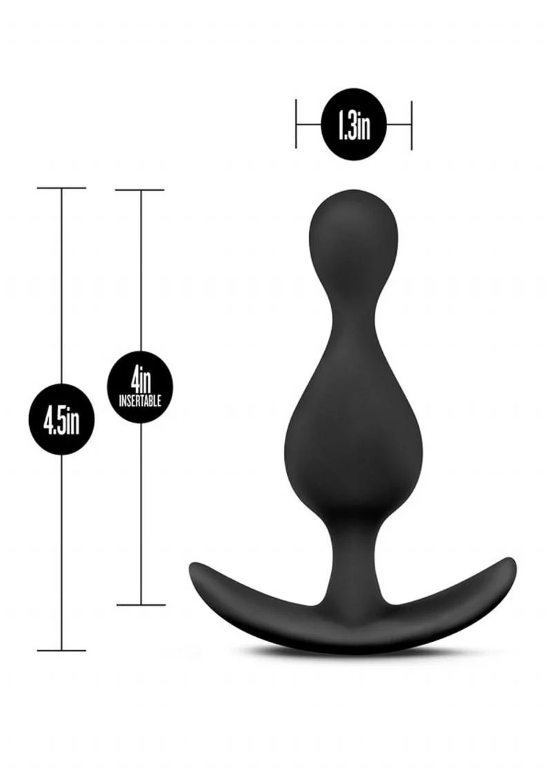 Anal Adventures Platinum Wave Plug Silicone - Image 3
