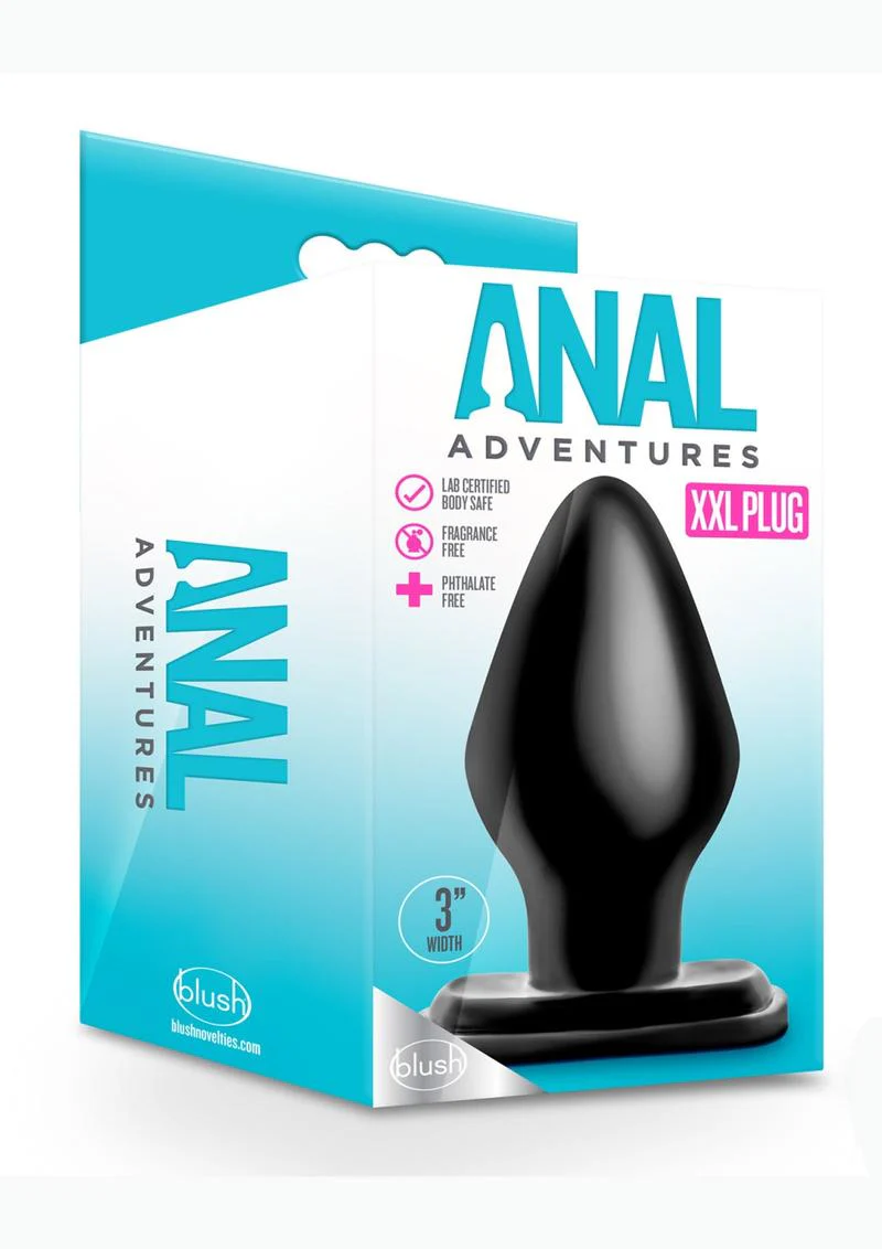 Anal Adventures XXL Wide Lab Certified Butt Plug - Image 4